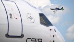 узивно | Китайският пътнически самолет C919 премина тестове от тестови пилоти от европейския авиационен регулатор